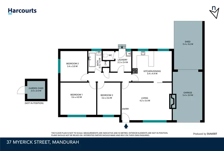 Floorplan of Homely house listing, 37 Myerick St, Mandurah WA 6210