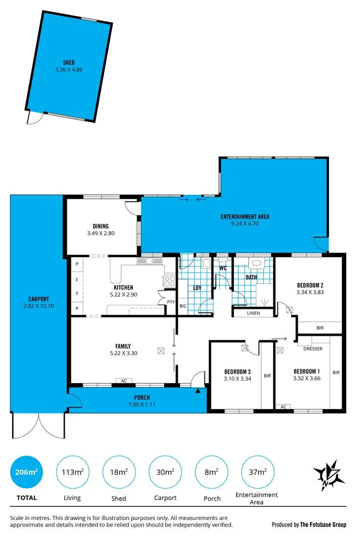 Floorplan of Homely house listing, 46 Conington Crescent, Morphett Vale SA 5162