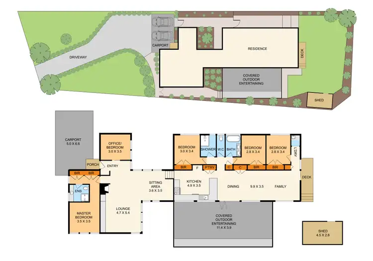Floorplan of Homely house listing, 14 Darinda Avenue, Wandin North VIC 3139