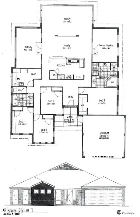 Floorplan of Homely house listing, 10 Lutea Road, Halls Head WA 6210