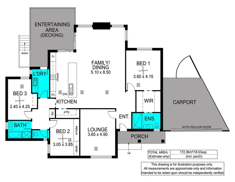 Floorplan of Homely house listing, 16 Manoora Drive, Hallett Cove SA 5158