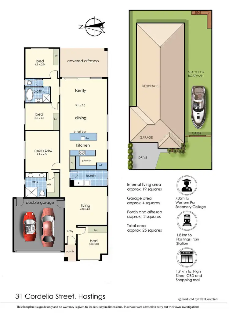 Floorplan of Homely house listing, 31 Cordelia Street, Hastings VIC 3915
