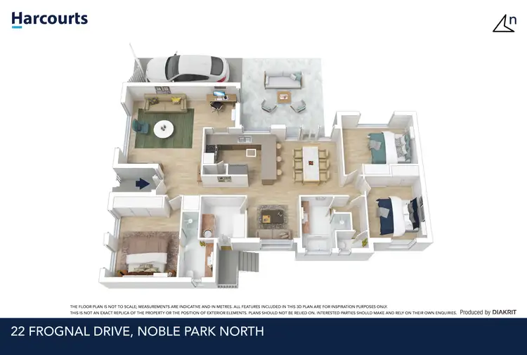 Floorplan of Homely house listing, 22 Frognal Drive, Noble Park North VIC 3174