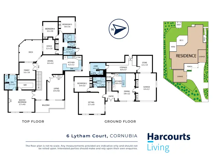 Floorplan of Homely house listing, 6 Lytham Court, Cornubia QLD 4130