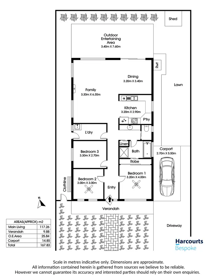 Floorplan of Homely house listing, 13 Wirunda Court, Ingle Farm SA 5098