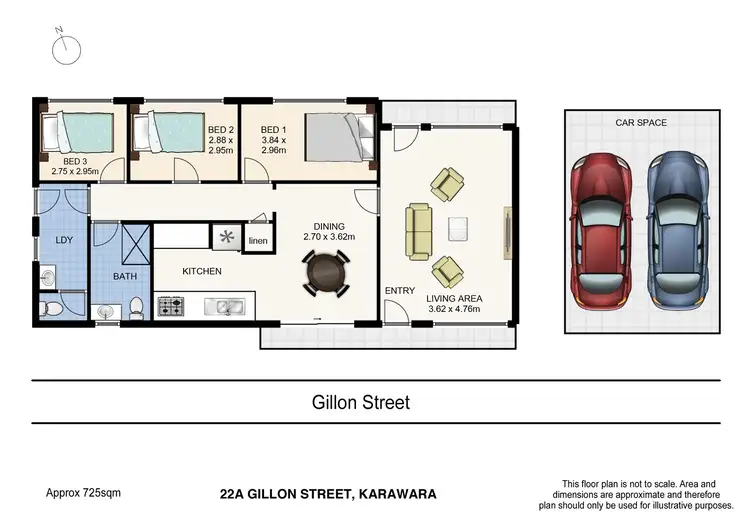 Floorplan of Homely house listing, 22A Gillon Street, Karawara WA 6152