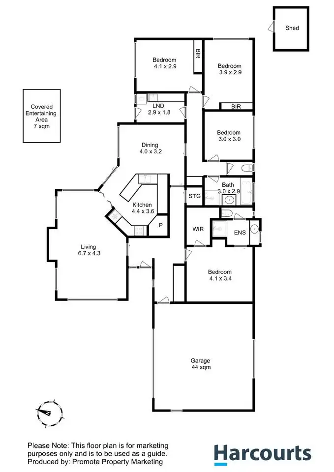 Floorplan of Homely house listing, 26 Kirabati Road, Midway Point TAS 7171