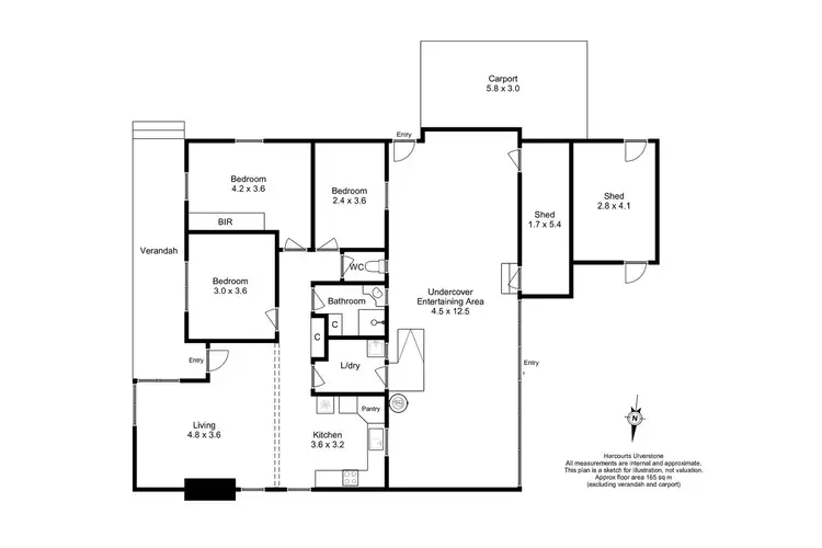 Floorplan of Homely house listing, 2 Boon Street, Ulverstone TAS 7315