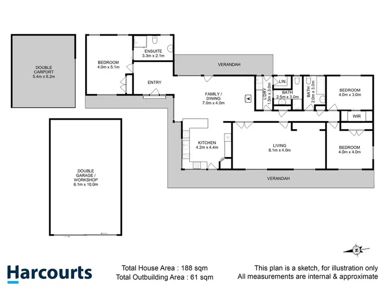 Floorplan of Homely house listing, 6914 Channel Highway, Gardners Bay TAS 7112