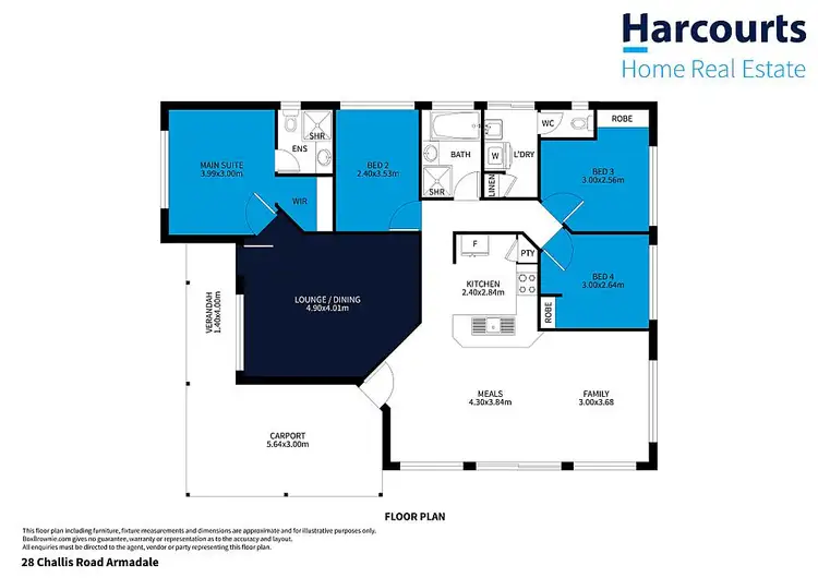 Floorplan of Homely house listing, 28 Challis Road, Armadale WA 6112