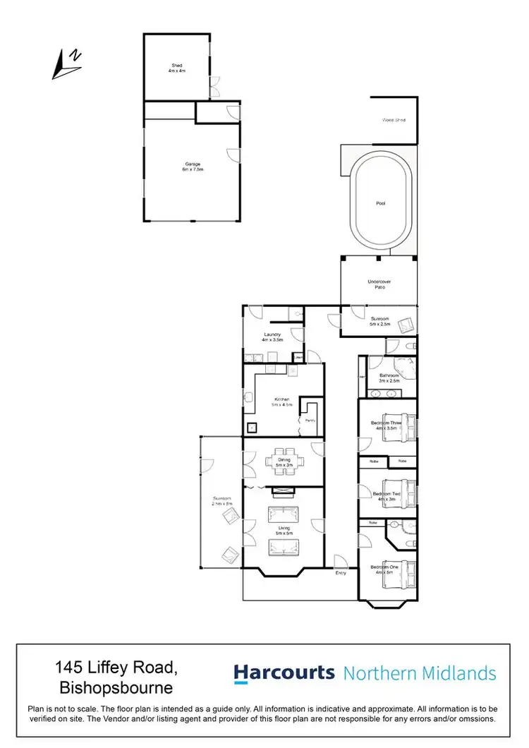 Floorplan of Homely house listing, 145 Liffey Road, Bishopsbourne TAS 7301
