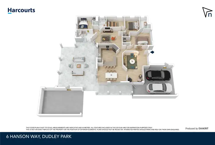 Floorplan of Homely house listing, 6 Hanson Way, Dudley Park WA 6210