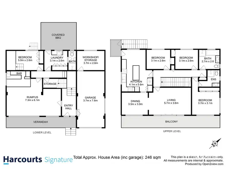 Floorplan of Homely house listing, 16 Mookara Street, Howrah TAS 7018