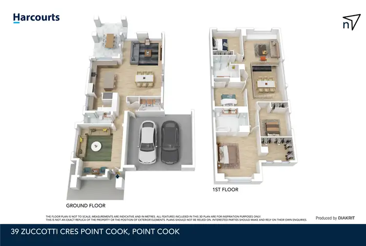 Floorplan of Homely house listing, 39 Zuccotti Crescent, Point Cook VIC 3030