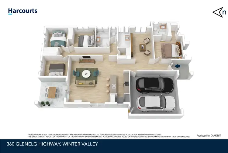 Floorplan of Homely house listing, 360 Glenelg Highway, Winter Valley VIC 3358