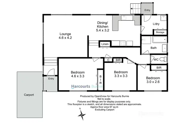 Floorplan of Homely house listing, 12 West Mooreville Road, Park Grove TAS 7320