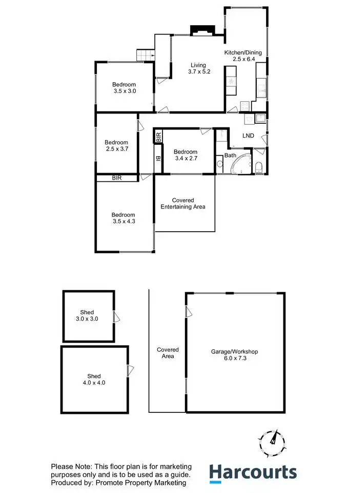 Floorplan of Homely house listing, 26 McKinly Street, Midway Point TAS 7171