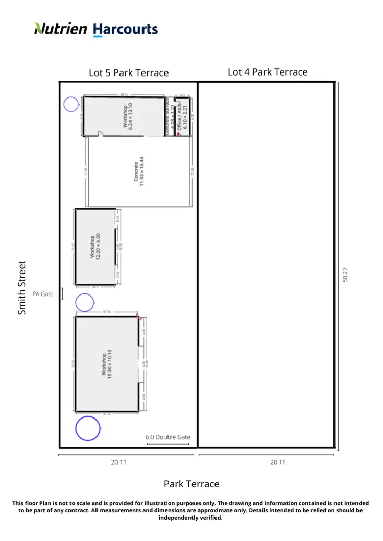 Floorplan of Homely land listing, Lot 4 & 5 Park Terrace, Quorn SA 5433