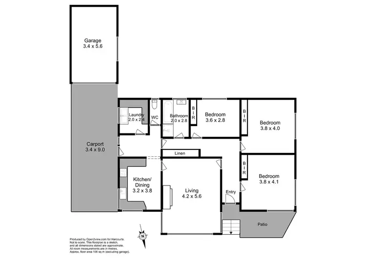 Floorplan of Homely house listing, 28 Torquay Road, East Devonport TAS 7310