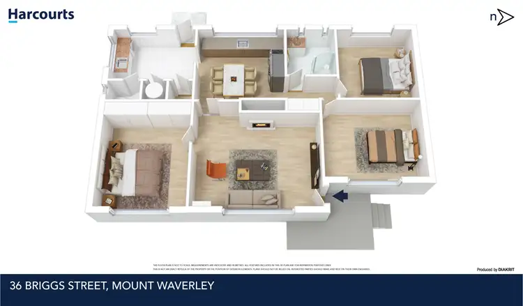 Floorplan of Homely house listing, 36 Briggs Street, Mount Waverley VIC 3149