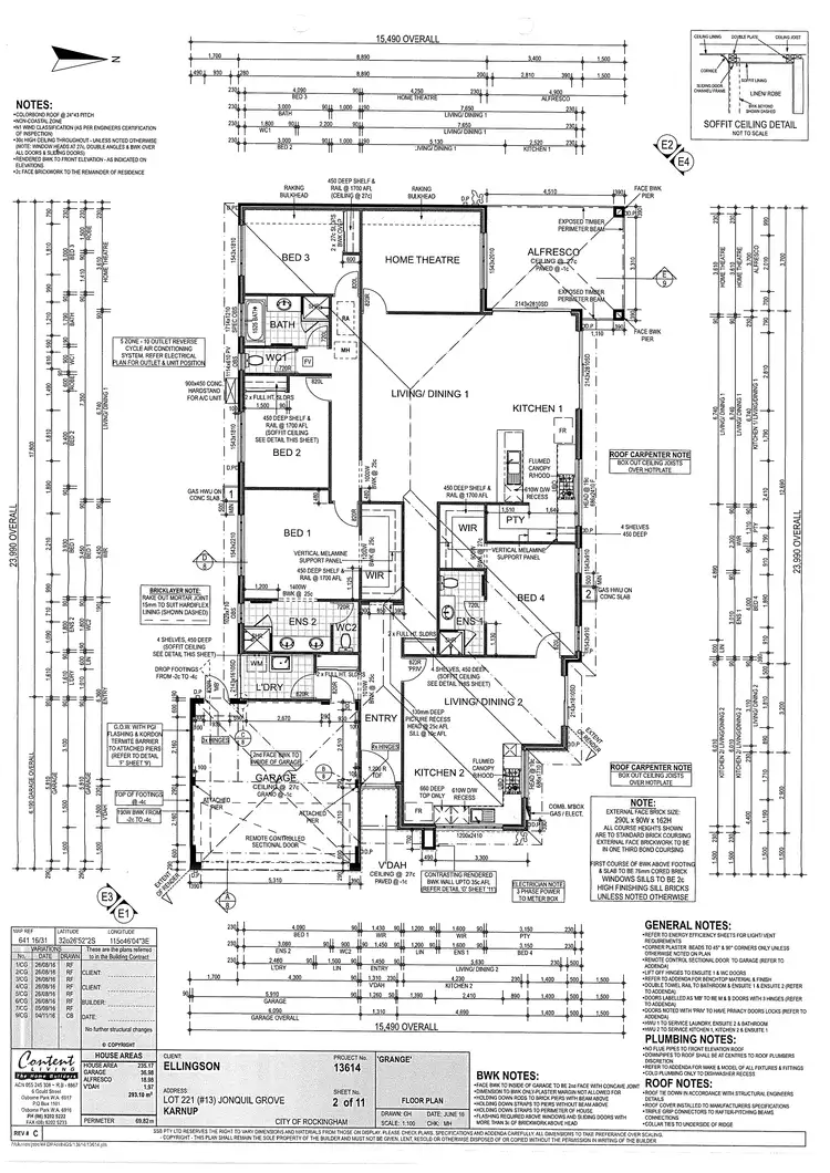 Floorplan of Homely house listing, 13 Jonquil Grove, Karnup WA 6176
