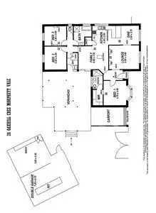 Floorplan of Homely house listing, 26 Oak Hill crescent, Morphett Vale SA 5162