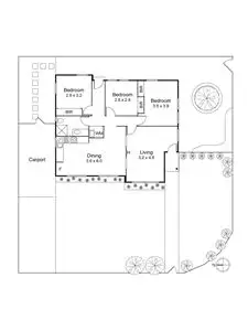 Floorplan of Homely house listing, 43 Timor Parade, Heidelberg West VIC 3081