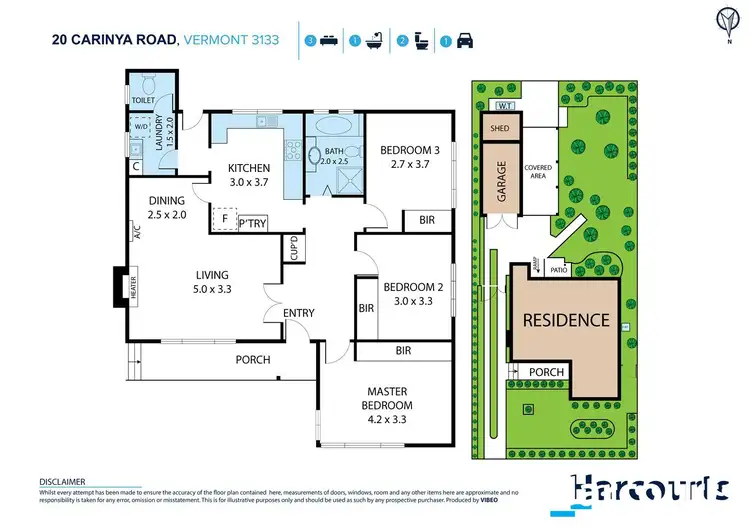 Floorplan of Homely house listing, 20 Carinya Road, Vermont VIC 3133