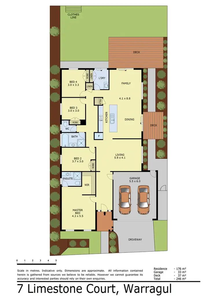 Floorplan of Homely house listing, 7 Limestone Court, Warragul VIC 3820