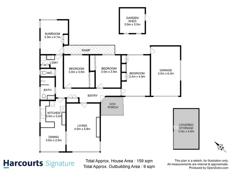 Floorplan of Homely house listing, 11 Cleve Court, Howrah TAS 7018