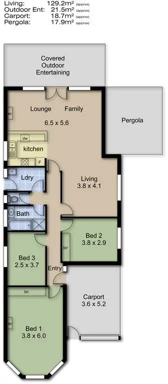 Floorplan of Homely house listing, 19 Ray Orr Drive, Mount Barker SA 5251