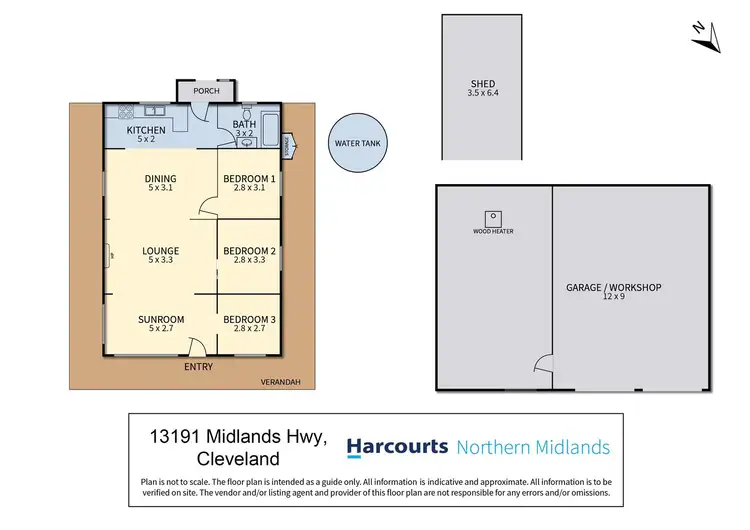 Floorplan of Homely house listing, 13191 Midland Highway, Cleveland TAS 7211