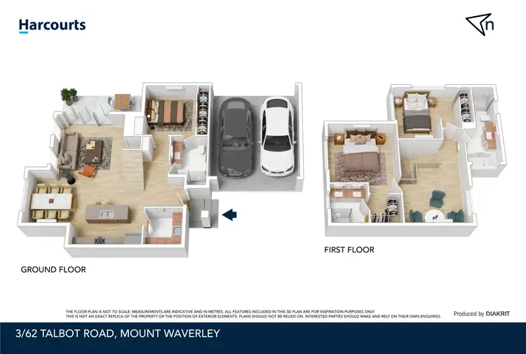 Floorplan of Homely townhouse listing, 3/62 Talbot Road, Mount Waverley VIC 3149