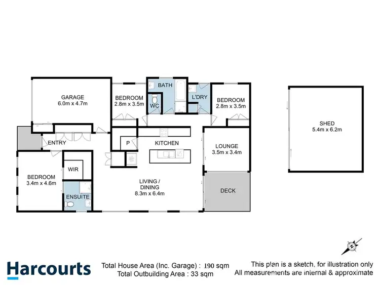 Floorplan of Homely house listing, 33A Nolan Crescent, Kingston TAS 7050