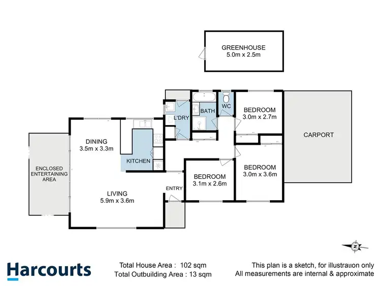 Floorplan of Homely house listing, 33 Thorp Street, Cygnet TAS 7112