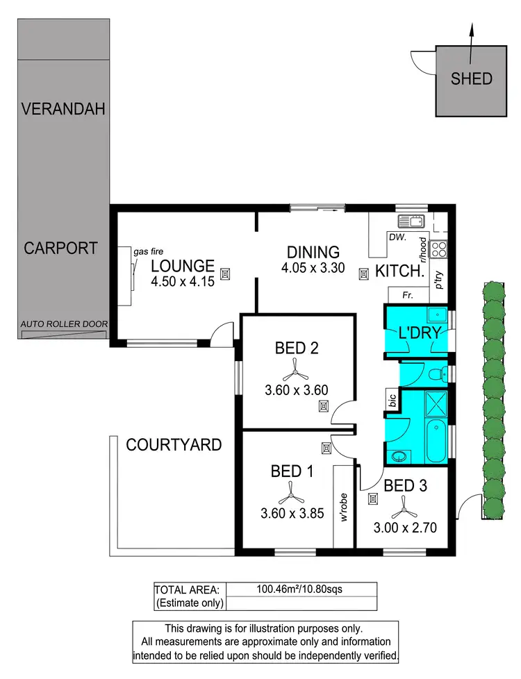 Floorplan of Homely unit listing, 2/24 Quinvale Road, Hallett Cove SA 5158
