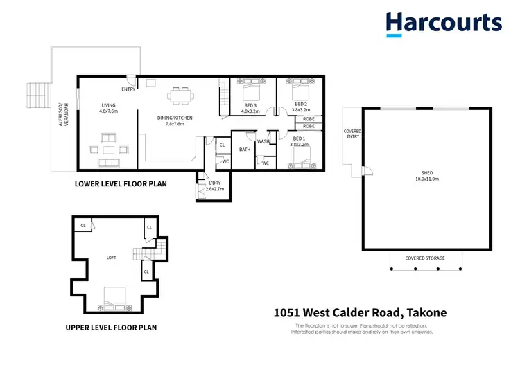 Floorplan of Homely house listing, 1051 West Calder Road, Takone TAS 7325
