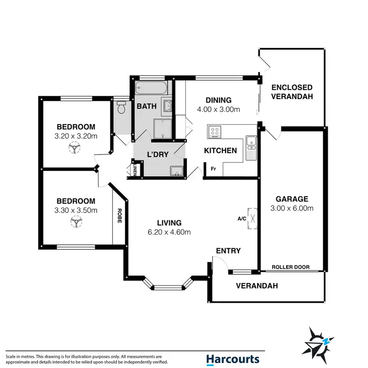 Floorplan of Homely house listing, 6/1 Dennis Place, Victor Harbor SA 5211
