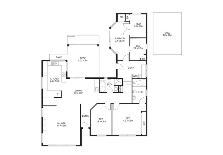 Floorplan of Homely house listing, 5 O'Grady Street, Havenview TAS 7320