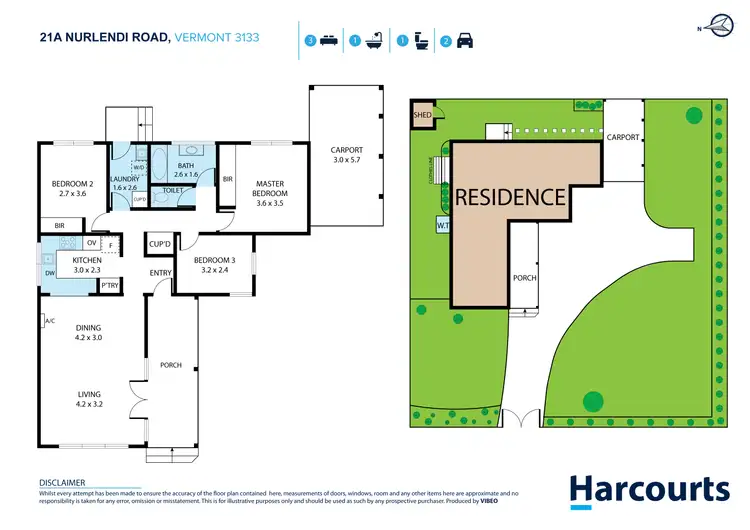 Floorplan of Homely house listing, 21A Nurlendi Road, Vermont VIC 3133