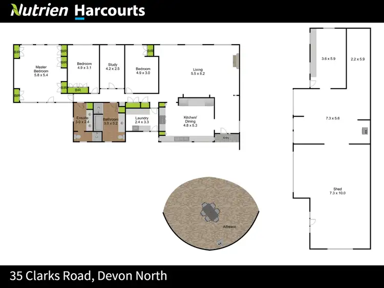 Floorplan of Homely house listing, 35 Clarks Road, Devon North VIC 3971