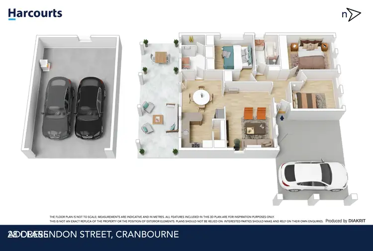 Floorplan of Homely house listing, 28 Clarendon Street, Cranbourne VIC 3977