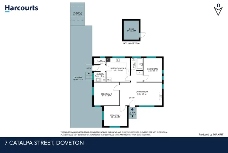 Floorplan of Homely house listing, 7 Catalpa Street, Doveton VIC 3177