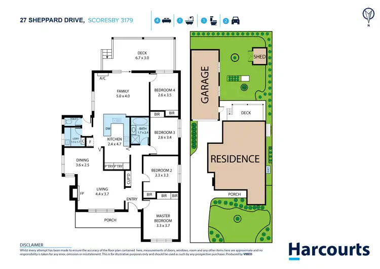 Floorplan of Homely house listing, 27 Sheppard Drive, Scoresby VIC 3179