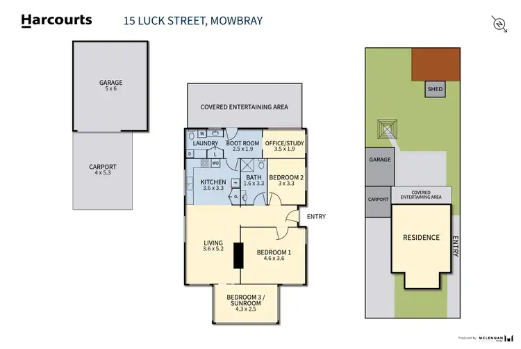Floorplan of Homely house listing, 15 Luck Street, Mowbray TAS 7248
