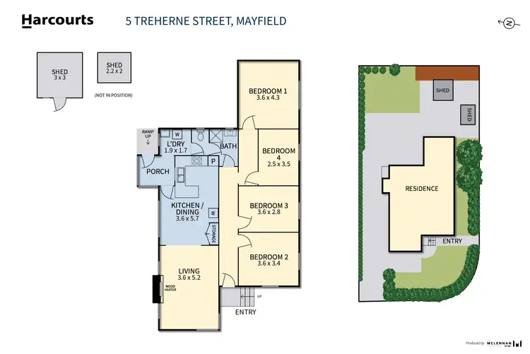Floorplan of Homely house listing, 5 Treherne Street, Mayfield TAS 7248