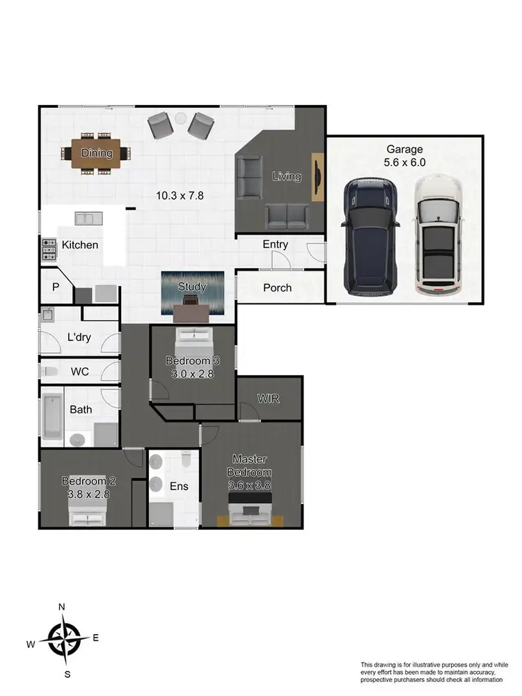 Floorplan of Homely unit listing, 2/42 Gardiner Street, Berwick VIC 3806