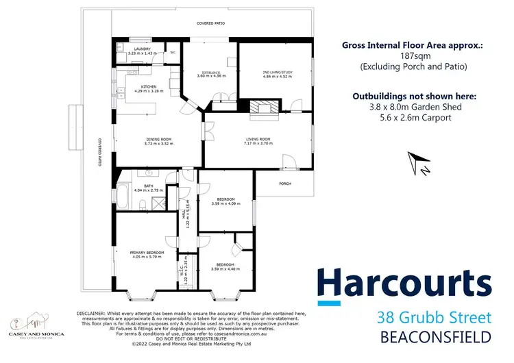 Floorplan of Homely house listing, 38 Grubb Street, Beaconsfield TAS 7270