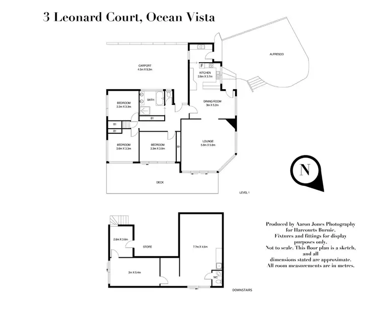 Floorplan of Homely house listing, 3 Leonard Court, Ocean Vista TAS 7320
