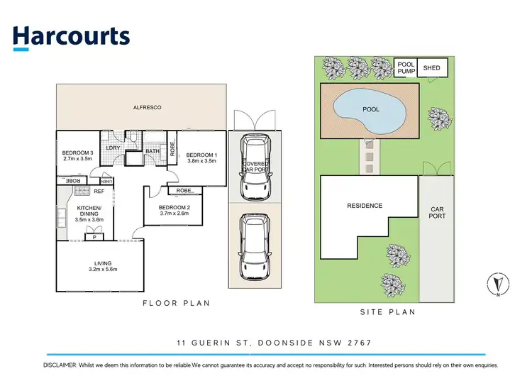 Floorplan of Homely house listing, 11 Guerin Street, Doonside NSW 2767